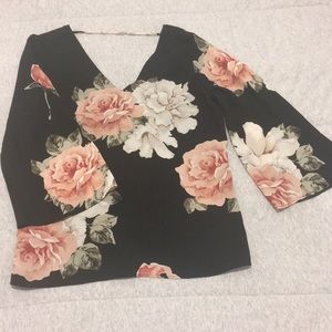 Dynamite Floral Blouse